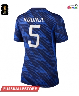 Günstige Frankreich Jules Kounde #5 Heimtrikot Damen WM 2026 Kurzarm